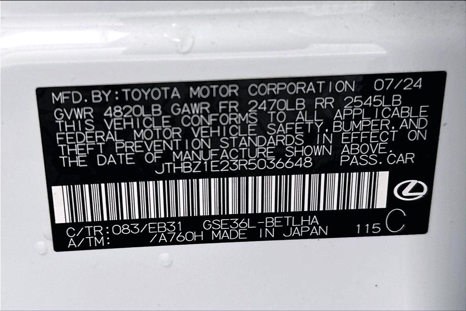 Used 2024 Ultra White Lexus IS 350 F SPORT Design image 15