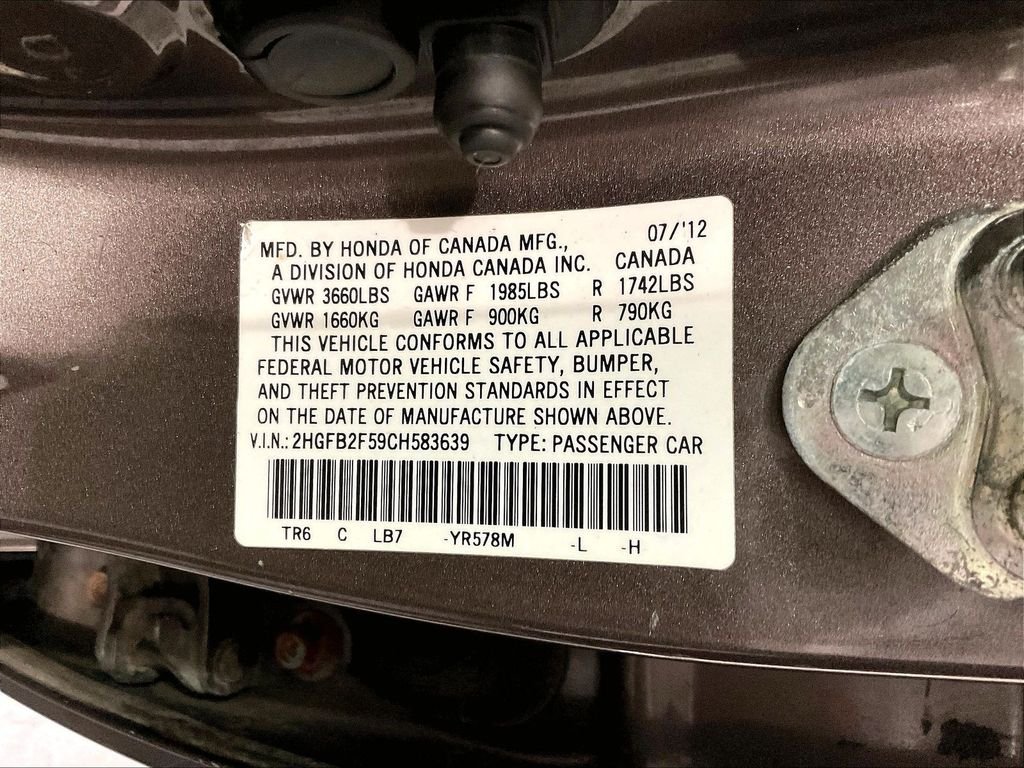 Used 2012 Black Honda LX image 31