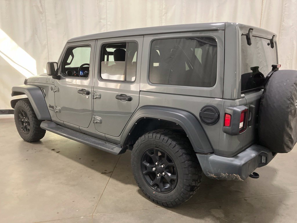 Used 2021 Sting-Gray Clearcoat Jeep Unlimited Willys image 5