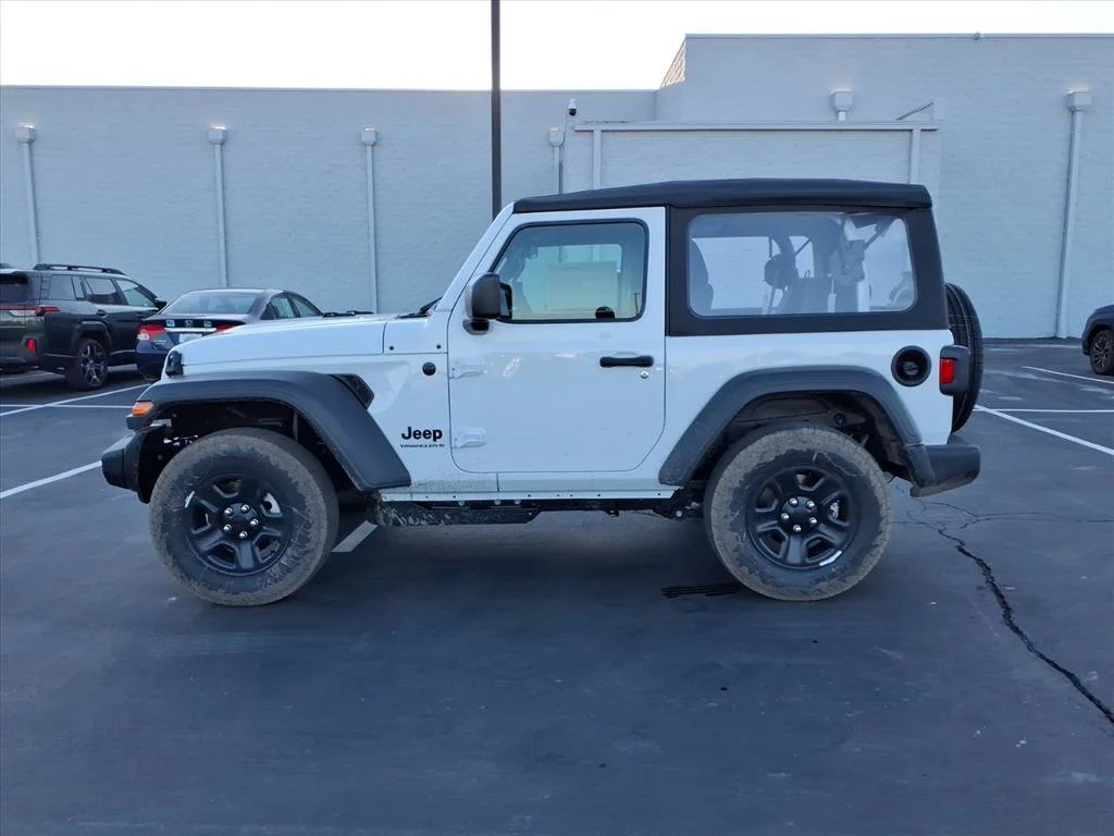 New 2026 Bright White Clearcoat Jeep Sport image 3