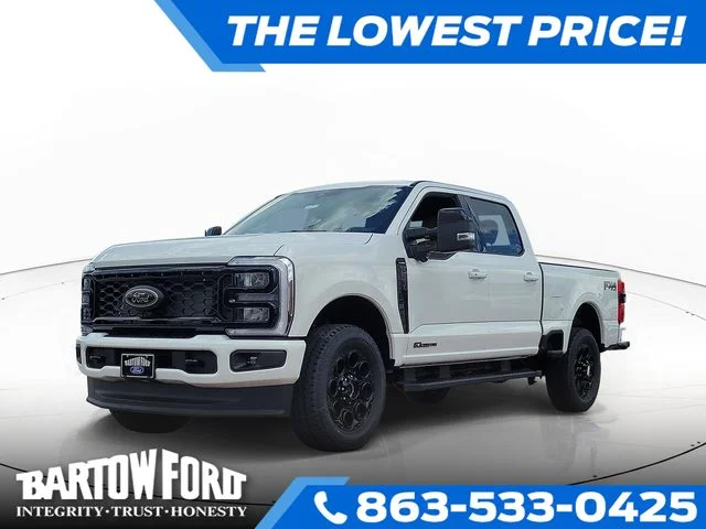 New 2026 White Metallic Ford Lariat image 1