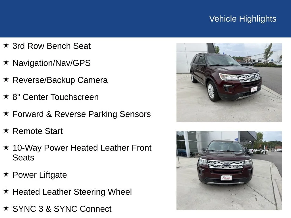 Used 2018 Burgundy Velvet Metallic Tinted Clearcoat Ford XLT image 33