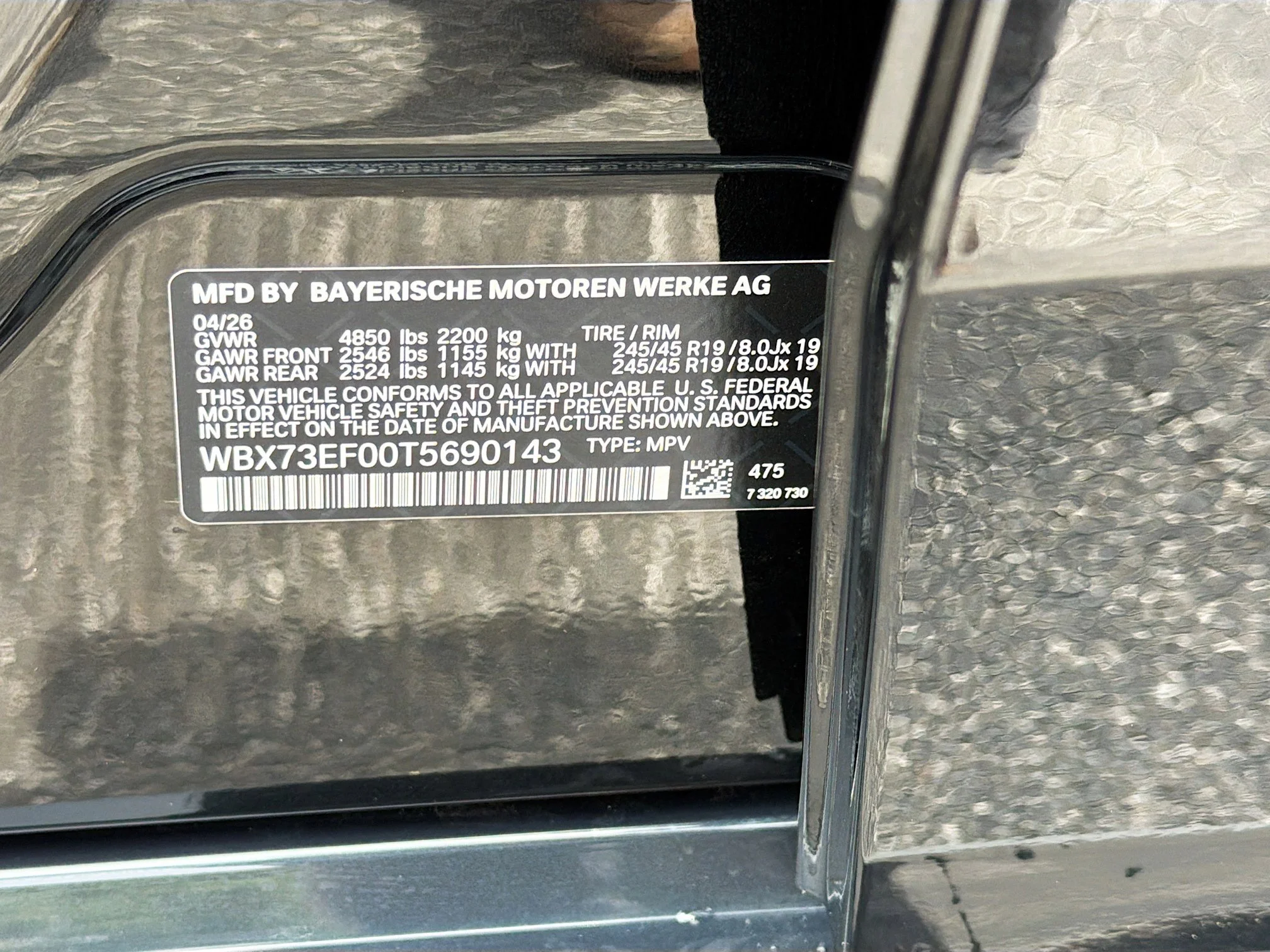 New 2026 Black Sapphire Metallic BMW xDrive28i image 41