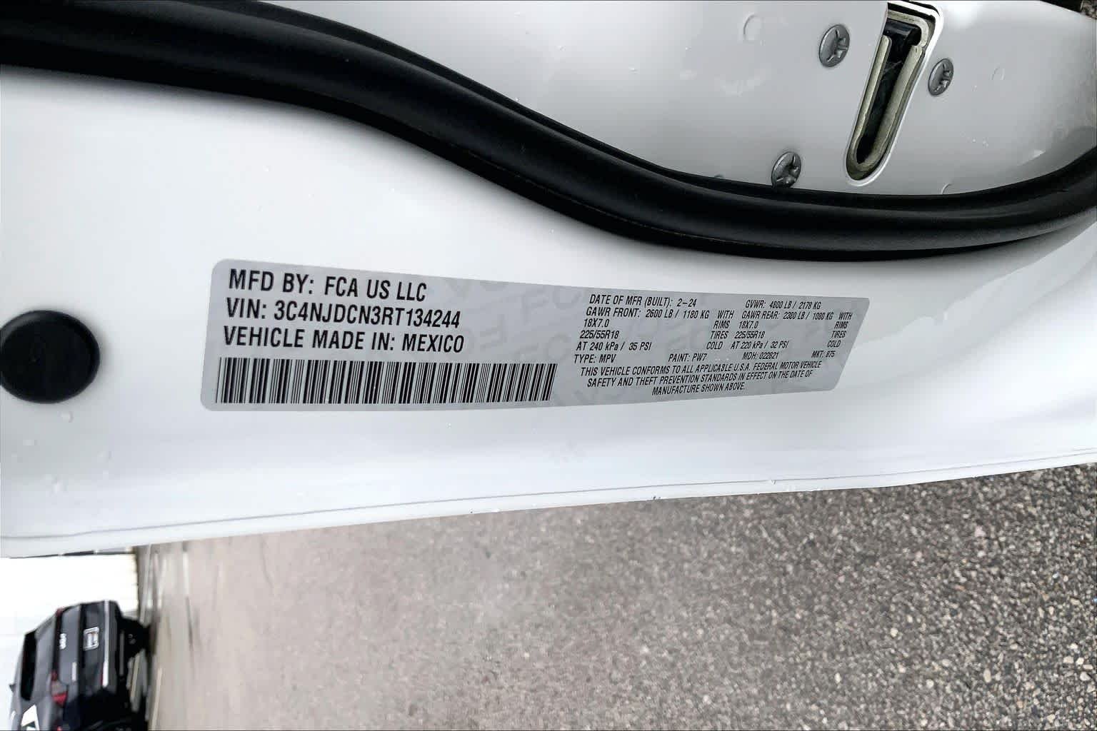 Used 2024 Bright White Clearcoat Jeep Limited image 30