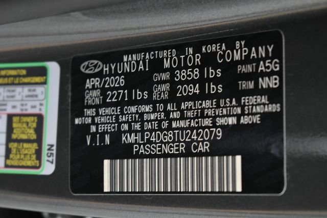 New 2026 Gray Hyundai Limited image 45