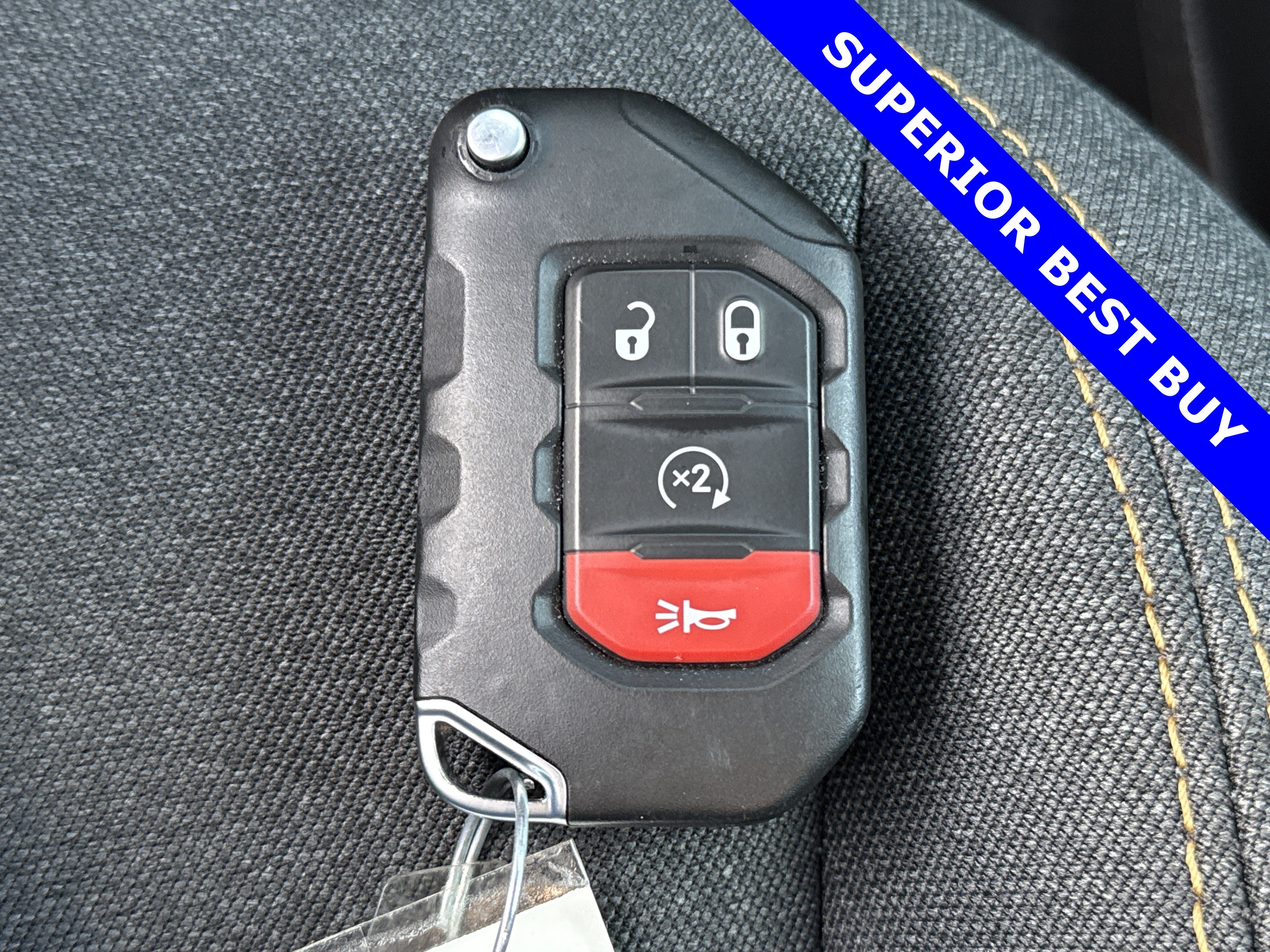 Used 2025 Firecracker Red Clearcoat Jeep Sahara 4WD image 21