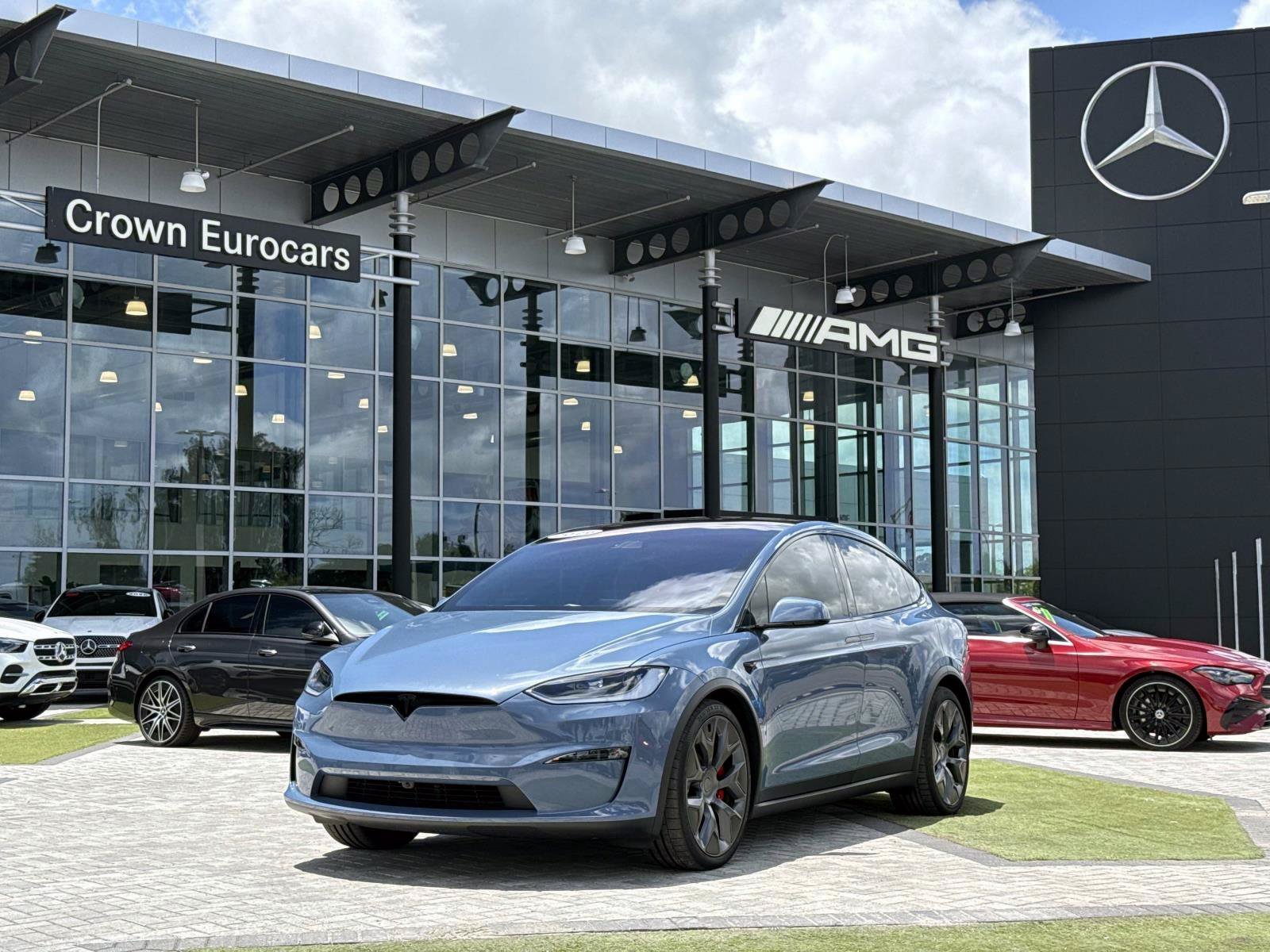 Frost Blue Metallic 2026 Tesla Model X Plaid AWD SUV / Crossover All-Wheel Drive