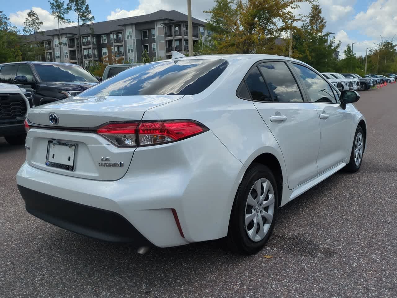 Certified Used 2024 Wind Chill Pearl Toyota Hybrid LE image 6