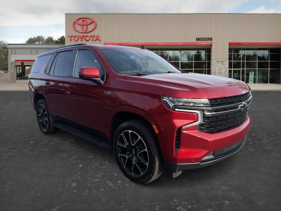 Used 2021 Cherry Red Tintcoat Chevrolet RST image 3