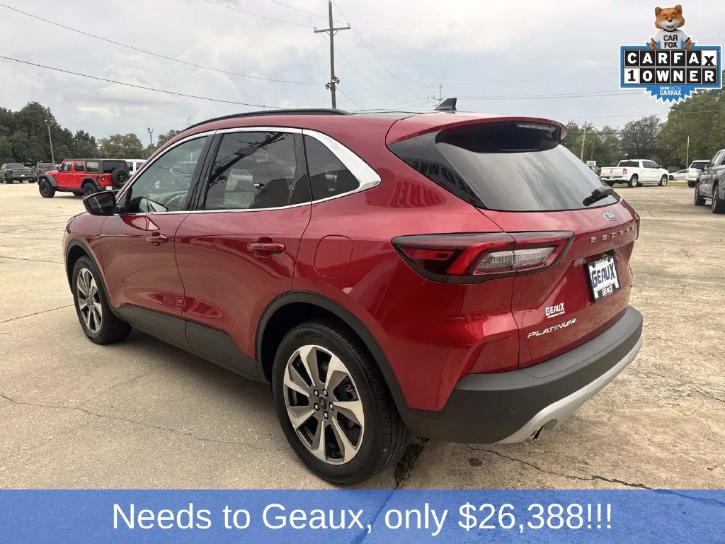 Used 2025 Red Ford Platinum image 8