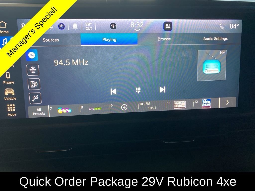 Used 2025 Jeep Wrangler 4xe Rubicon 4XE with VIN 1C4RJXR64SW602789 for sale in Monticello, Minnesota