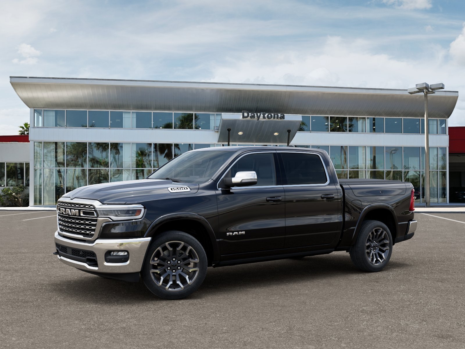 New 2026 Diamond Black Crystal Pearl-Coat Exterior Paint RAM Limited Longhorn image 2