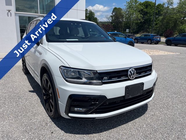 Used 2021 Pure White Volkswagen SE R-Line Black image 1