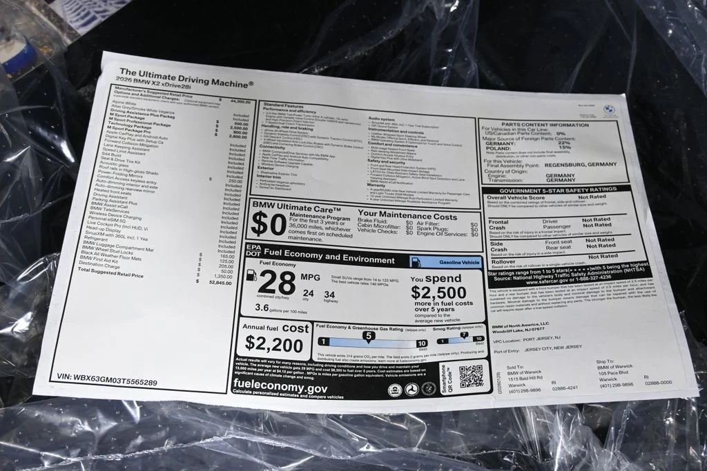 Used 2026 White BMW xDrive28i image 37