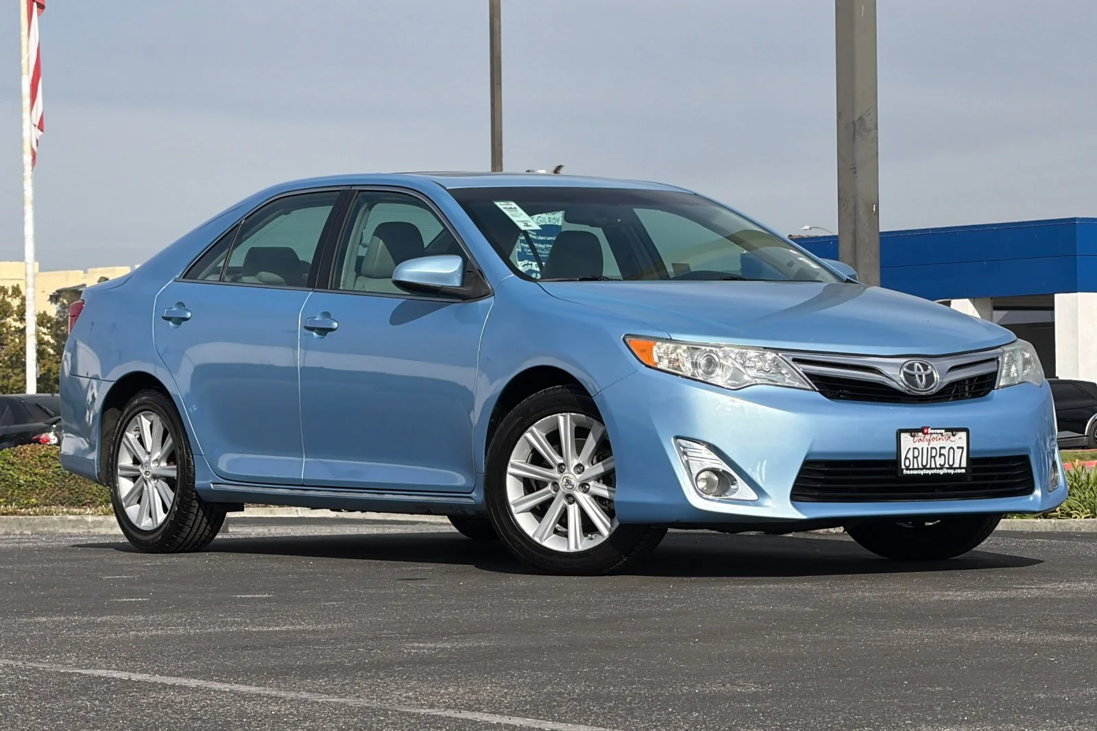 Used 2012 Toyota Camry XLE with VIN 4T1BK1FK9CU520952 for sale in Gilroy, CA