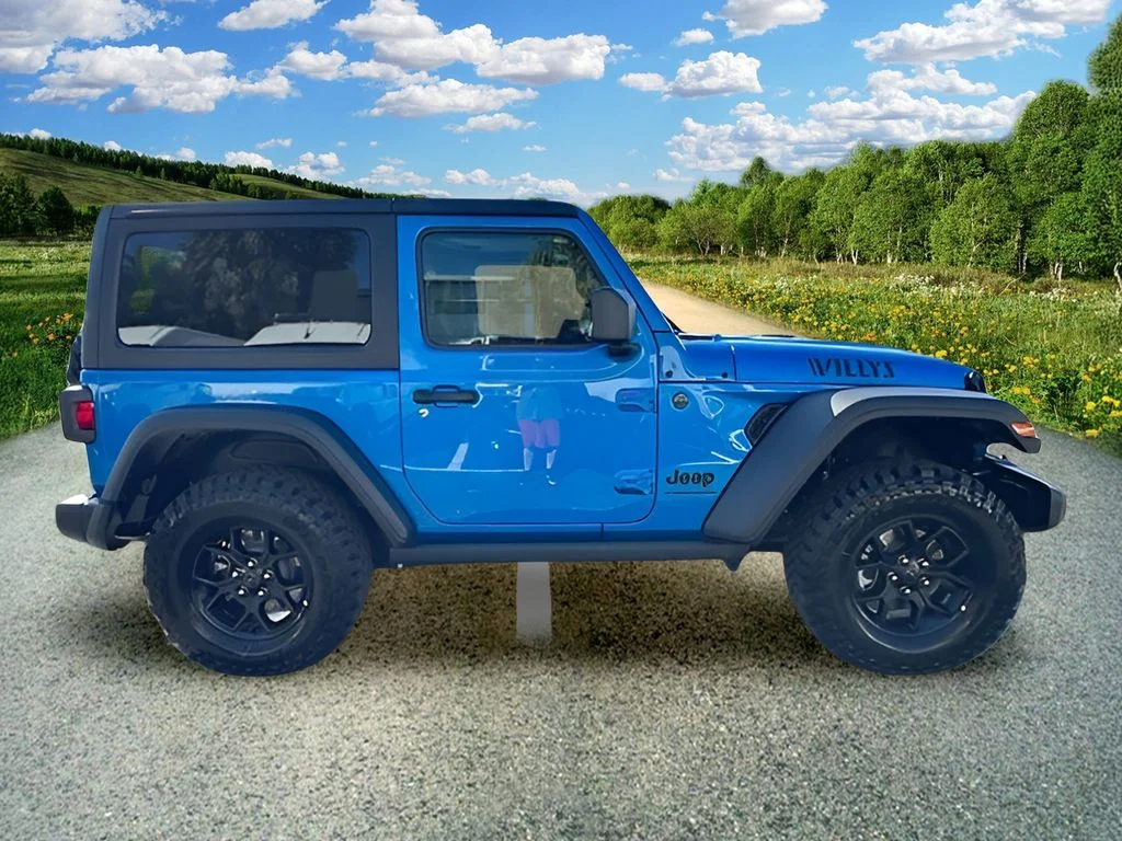 New 2026 Hydro Blue Pearl-Coat Exterior Paint Jeep Willys image 3