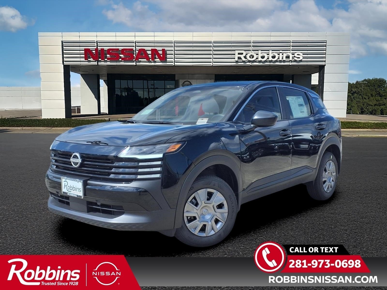 2026 Nissan Kicks S Black at Robbins Nissan
