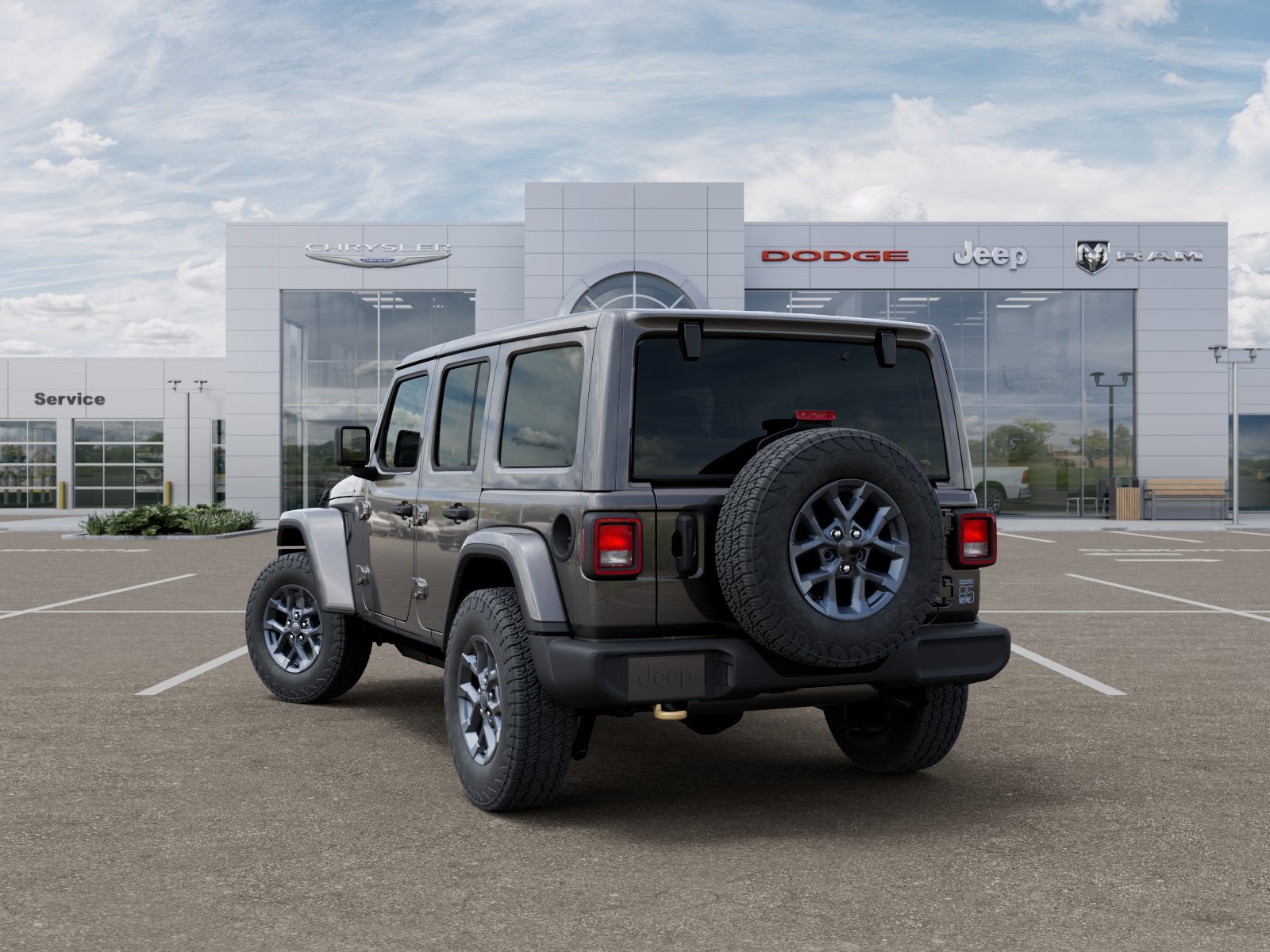 New 2026 Granite Crystal Metallic Clearcoat Jeep 85th Anniversary Edition image 34