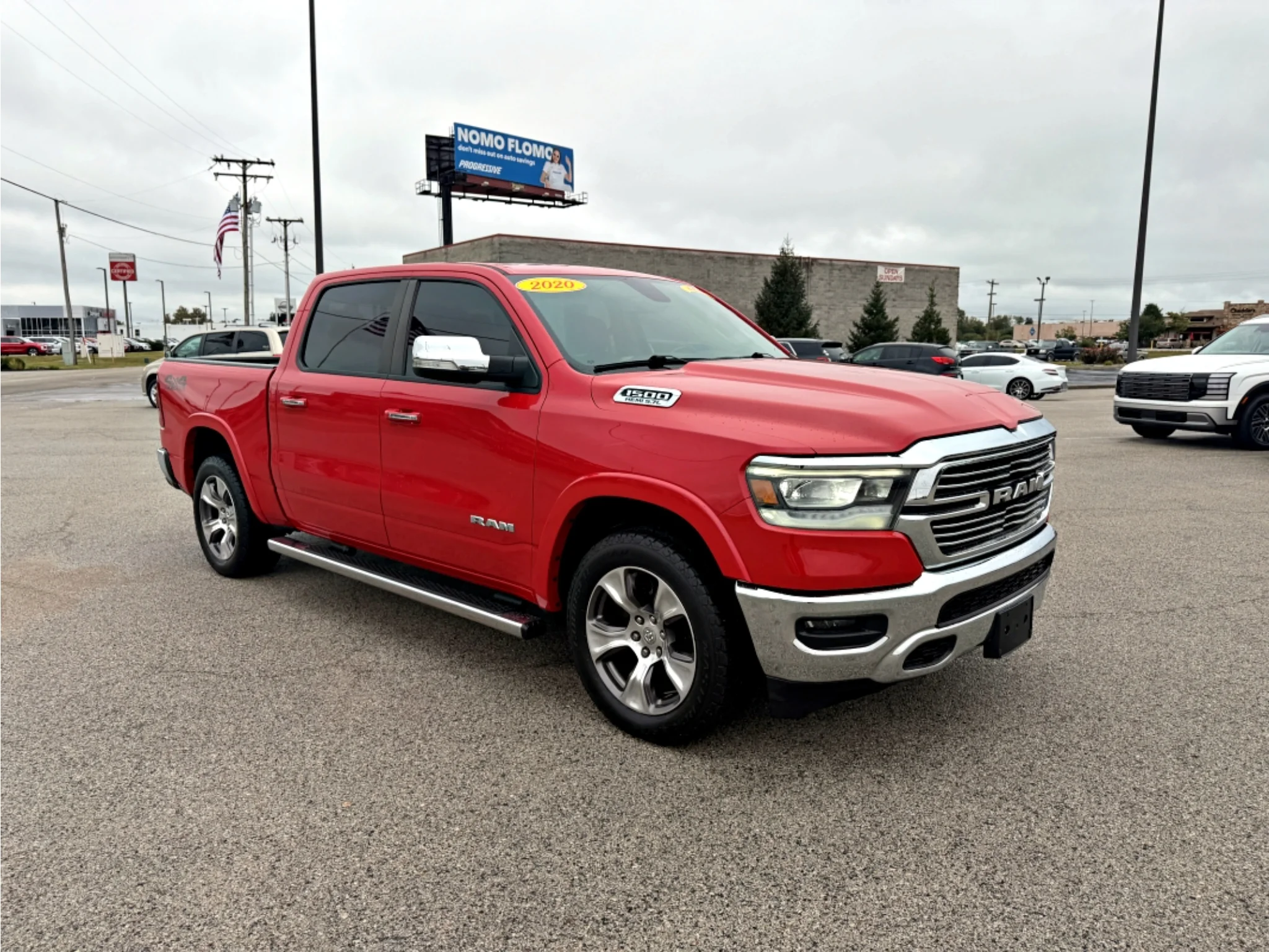 Used 2020 Flame Red Clearcoat Ram Laramie image 4