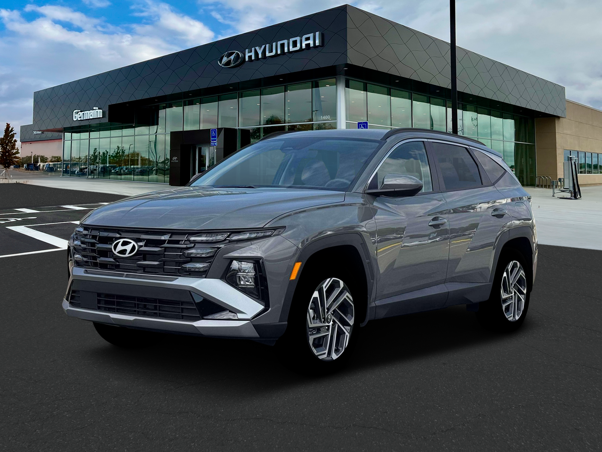 New 2026 Hampton Gray Hyundai SEL Plus AWD image 1