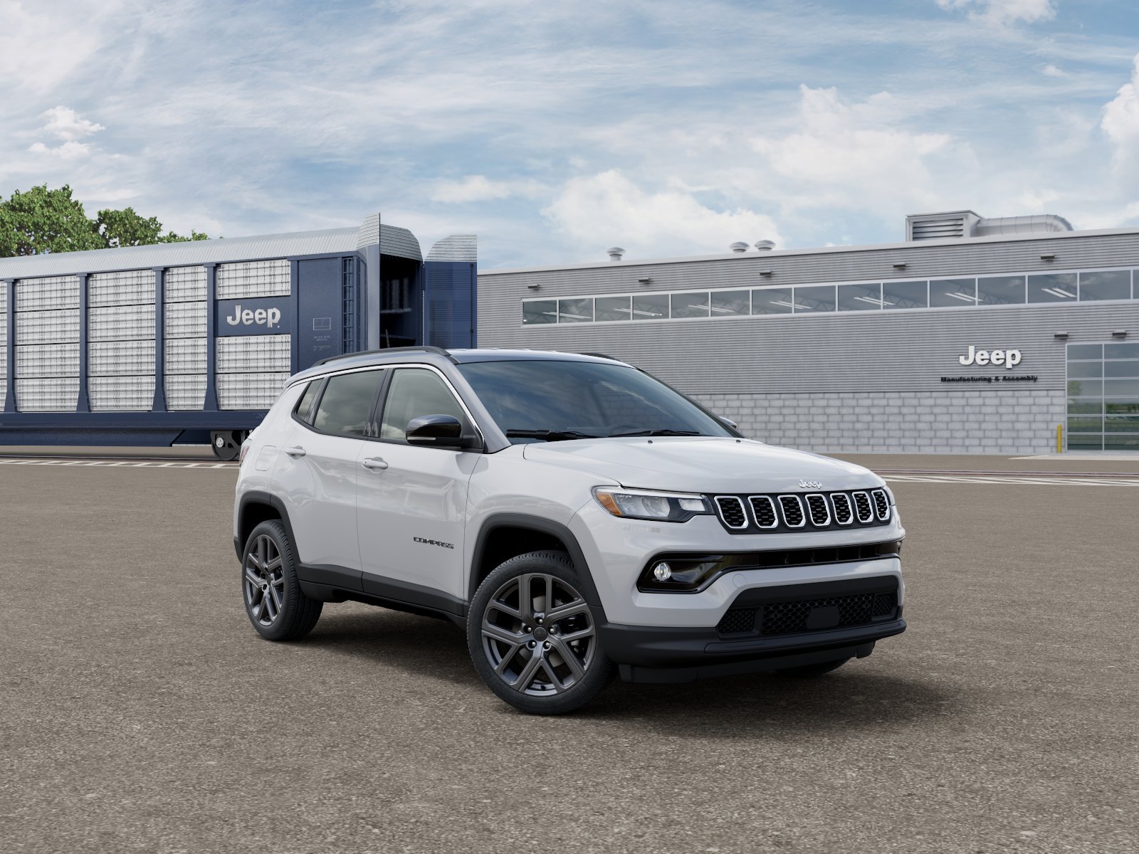 New 2026 Bright White Clear-Coat Exterior Paint Jeep Limited Altitude image 3