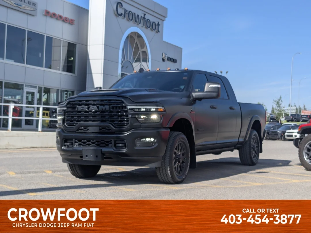 Certified Used 2026 Black RAM Limited Mega Cab - - 4x4 - Night Edition - Matte Black Wrap - Harman Kardon Audio & More! image 1