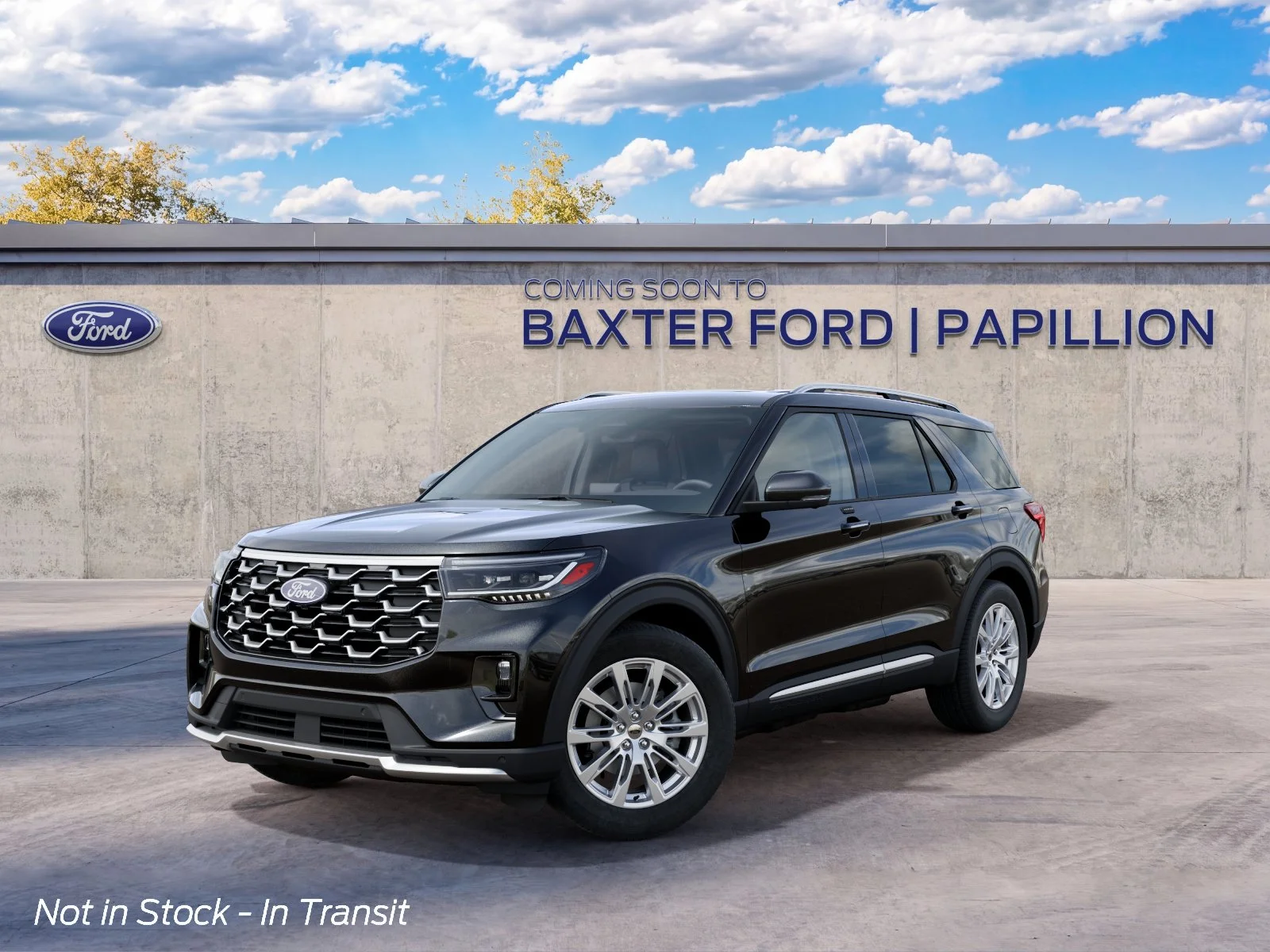 New 2027 Agate Black Metallic Ford Platinum image 41