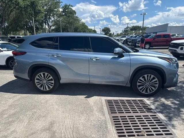 Used 2021 Gray Toyota Hybrid Platinum image 2
