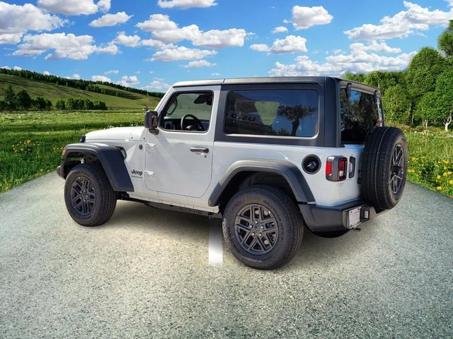 New 2026 Bright White Clear-Coat Exterior Paint Jeep Sport S image 3
