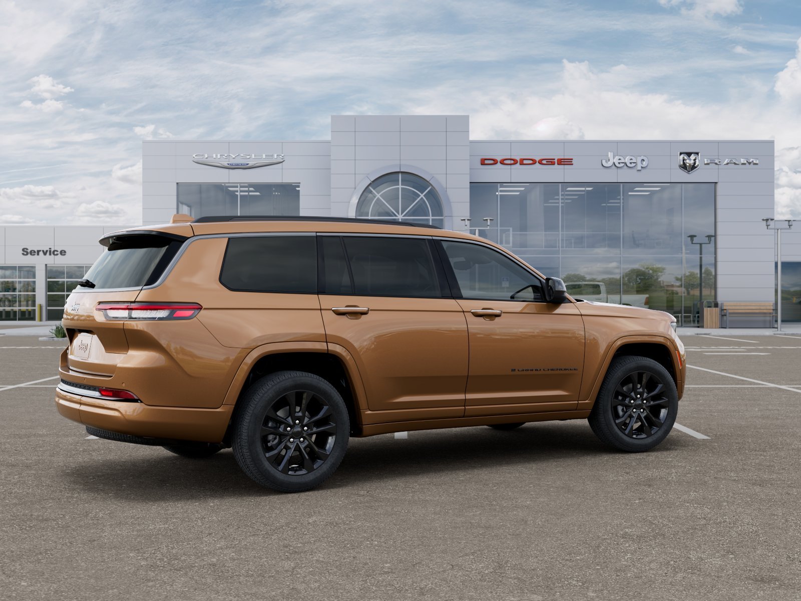 New 2026 Copper Shino Metallic Clear-Coat Exterior Paint Jeep Limited Reserve image 9