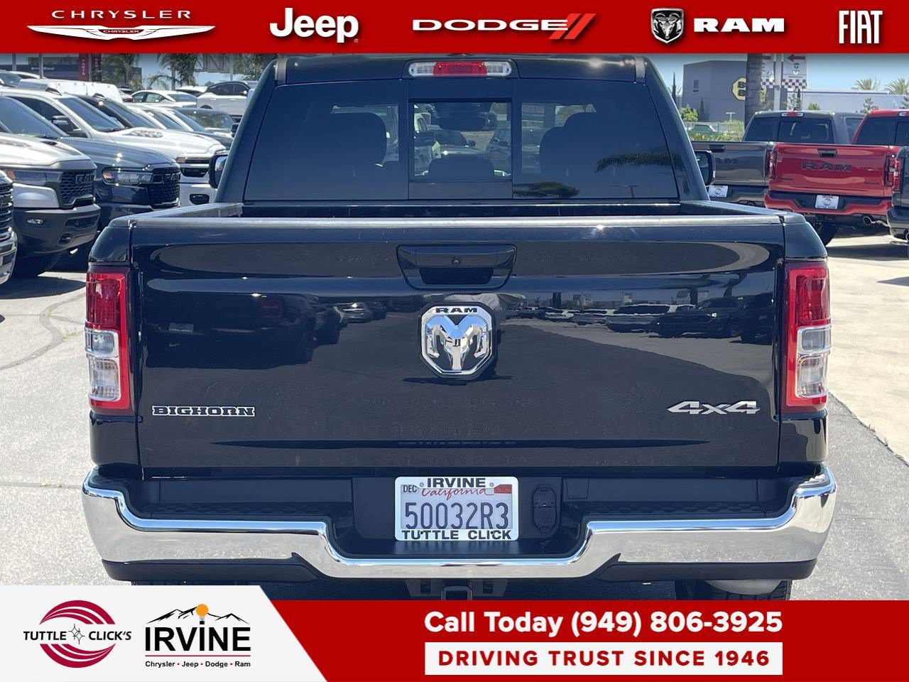 Certified Used 2022 Diamond Black Crystal Pearlcoat Ram Big Horn image 5