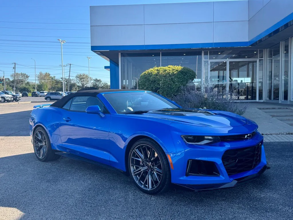 Used 2024 Riptide Blue Metallic Chevrolet ZL1 image 3