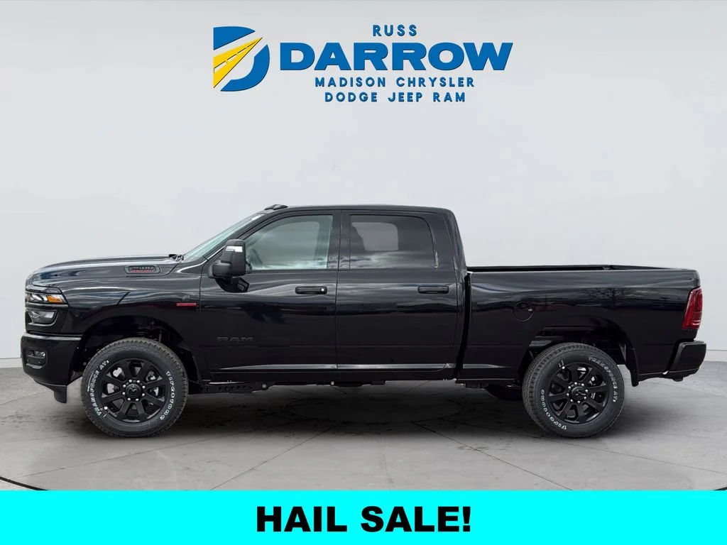 New 2026 Diamond Black Crystal Pearl-Coat Exterior Paint RAM Big Horn image 2
