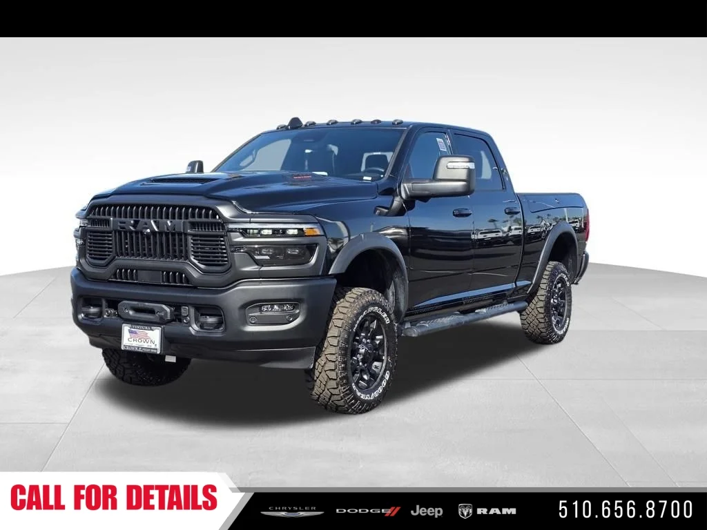 New 2026 Diamond Black Crystal Pearl-Coat Exterior Paint RAM Power Wagon image 1