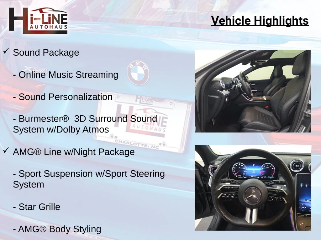 Certified Used 2023 Gray Mercedes-Benz C 300 image 12
