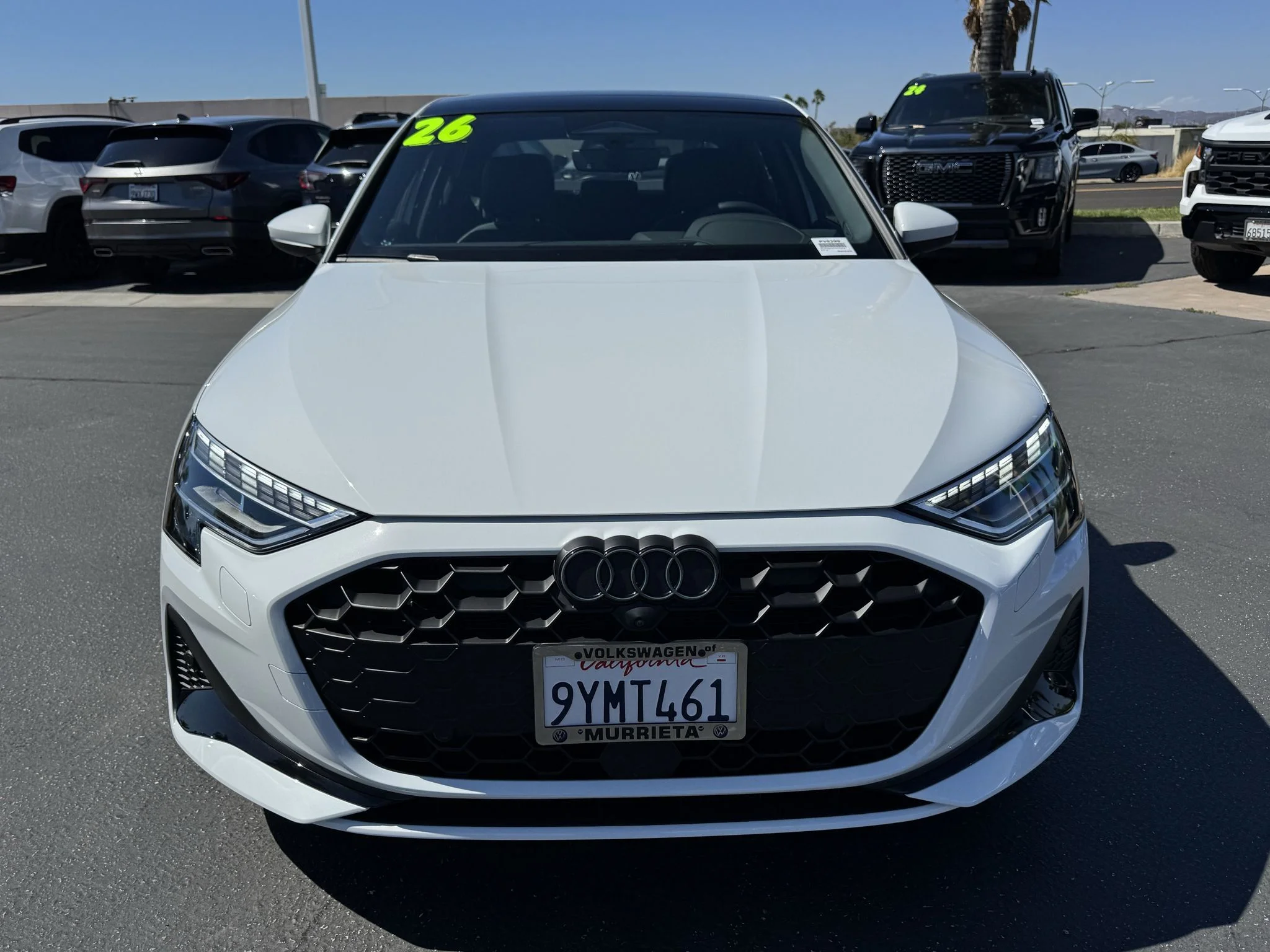 Used 2026 Glacier White Metallic Audi Premium Plus image 2