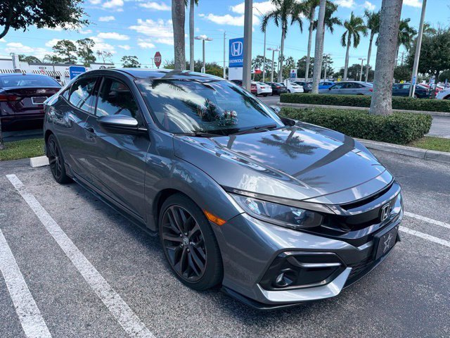 Certified Used 2021 Gray Honda Sport image 1