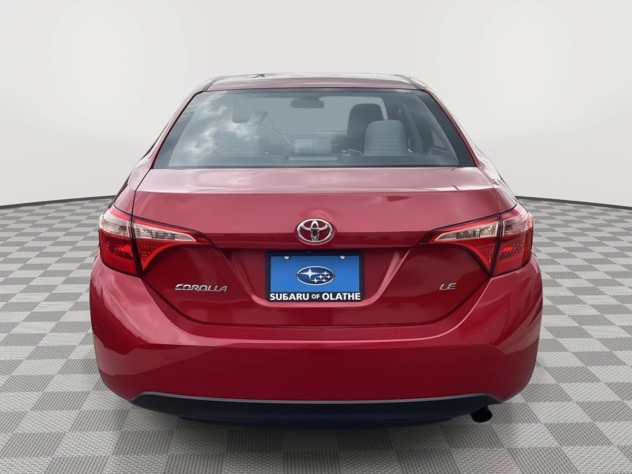 Used 2018 Barcelona Red Metallic Toyota LE image 7