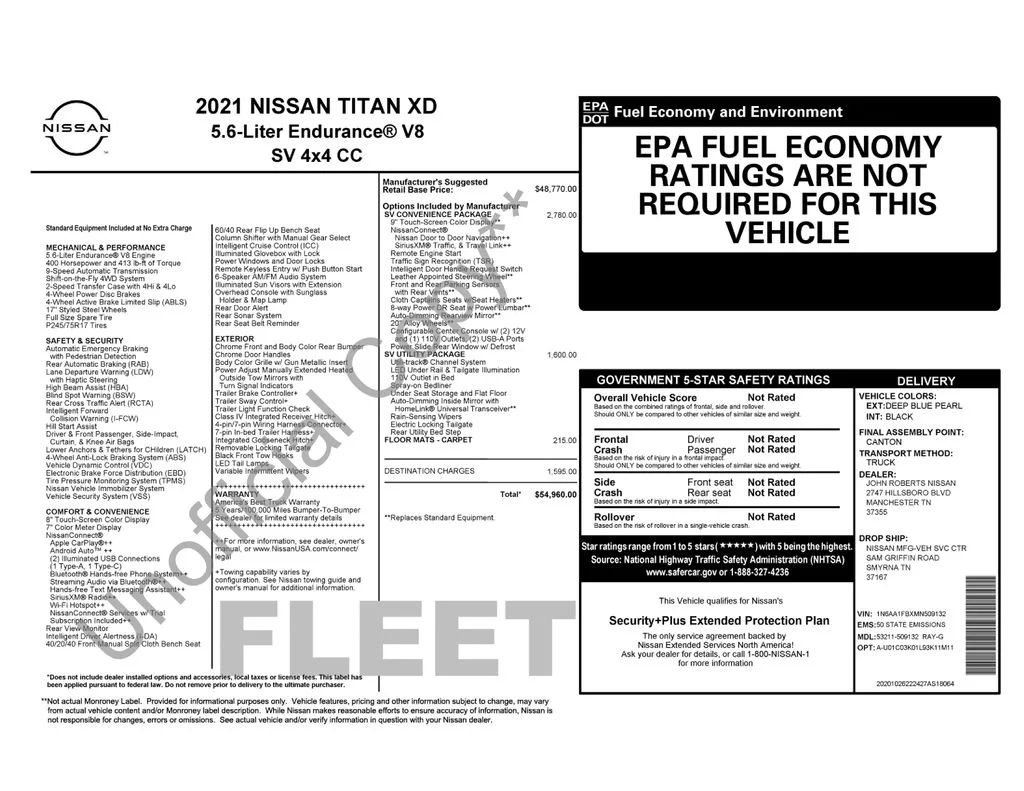 Used 2021 Blue Nissan SV image 20