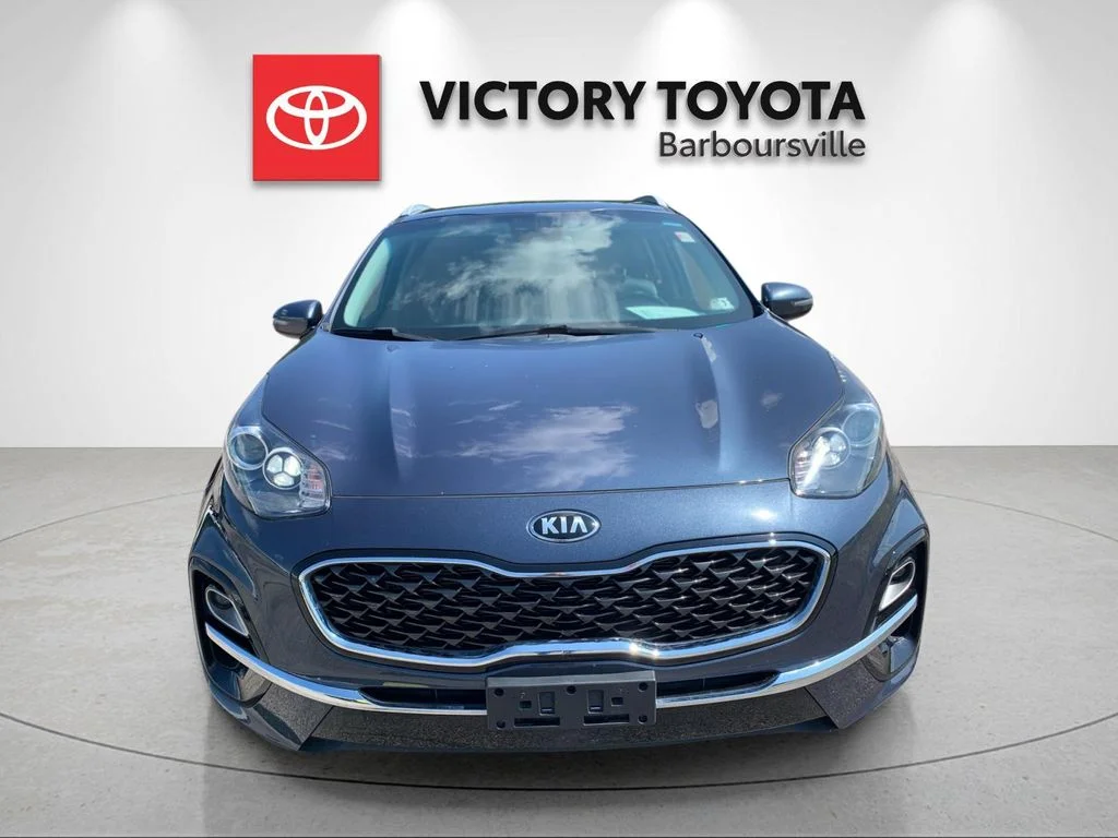 Used 2021 Blue Kia EX image 8