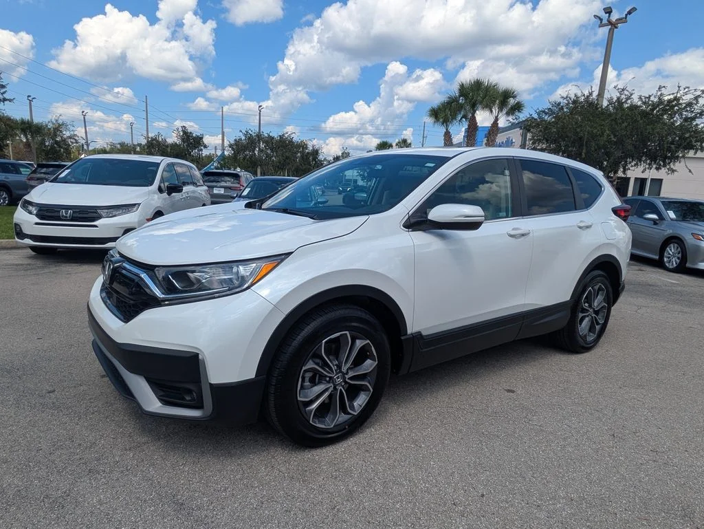 Certified Used 2022 Platinum White Pearl Honda EX image 8