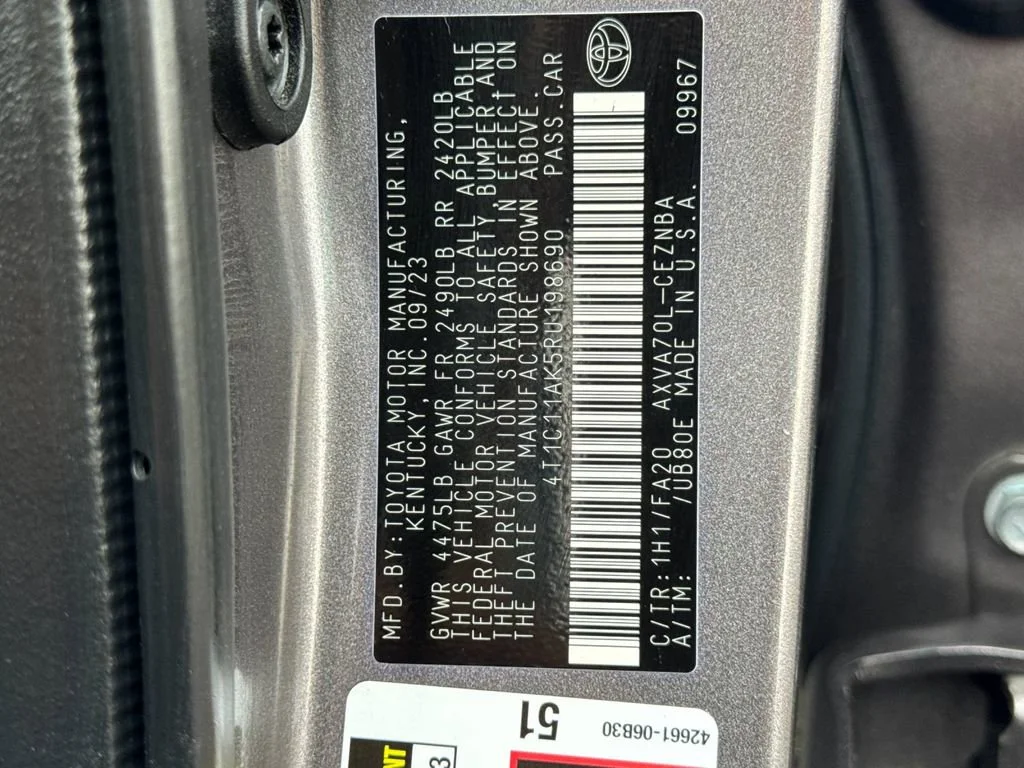 Used 2024 Gray Toyota LE image 31