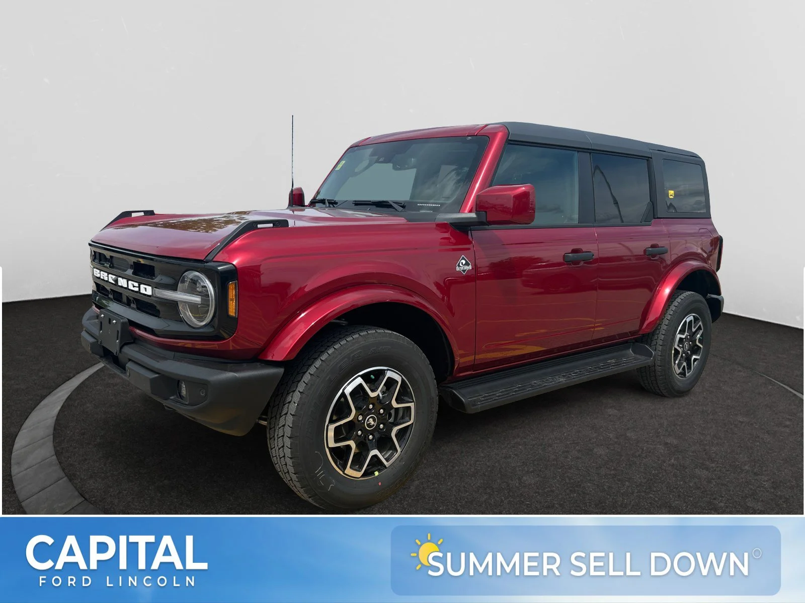 New 2026 Ruby Red Metallic Tinted Clearcoat Ford Outer Banks image 1