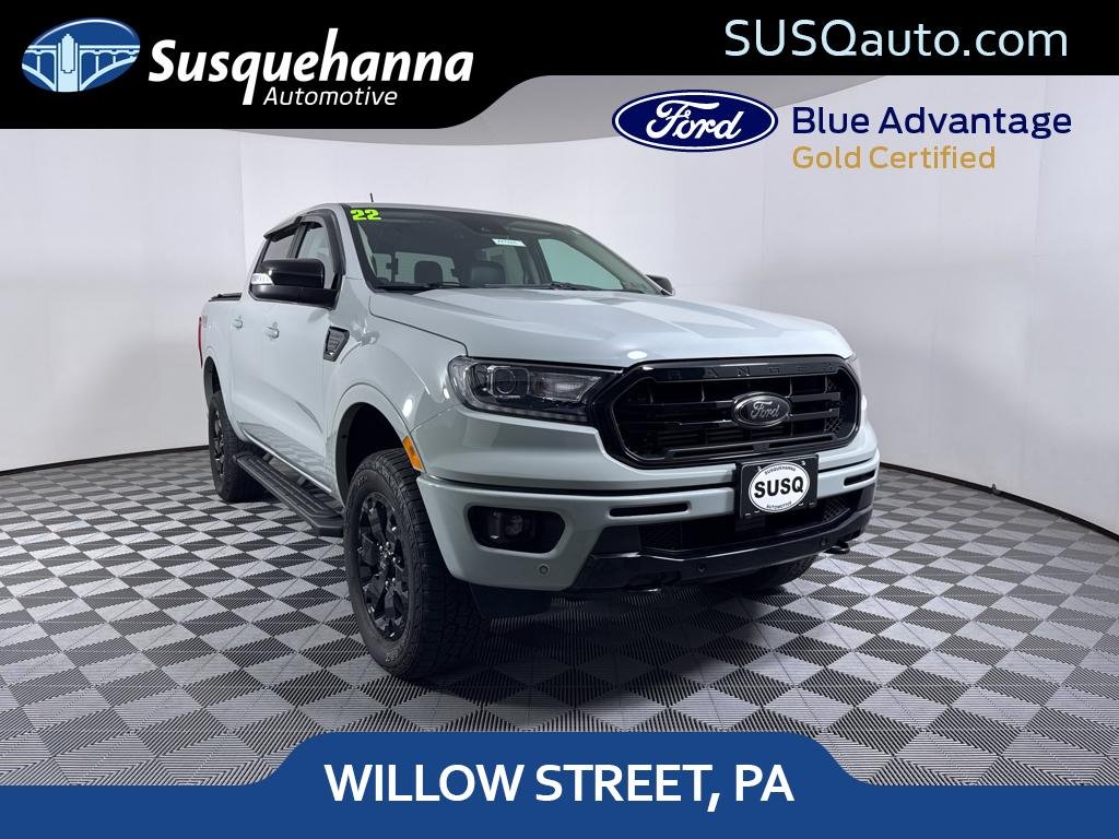 Cactus Gray 2022 Ford Ranger Pickup Truck Four-Wheel Drive Automatic