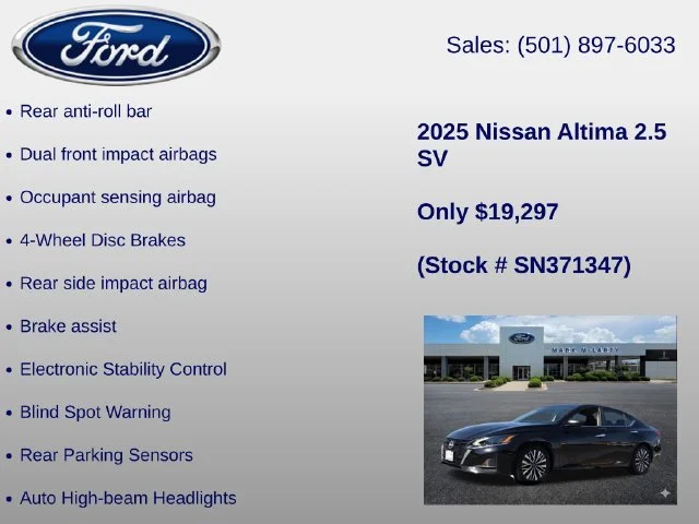 Used 2025 Black Nissan 2.5 SV image 18