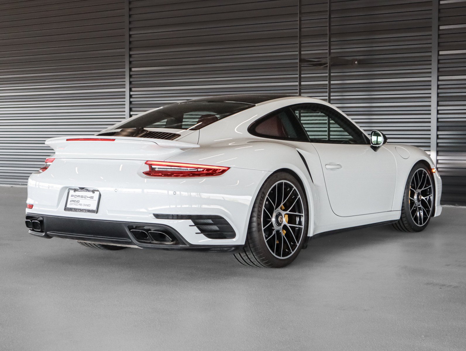 Certified Used 2019 Carrara White Metallic Porsche Turbo S image 10