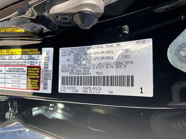 Used 2022 Black Toyota TRD Pro image 35