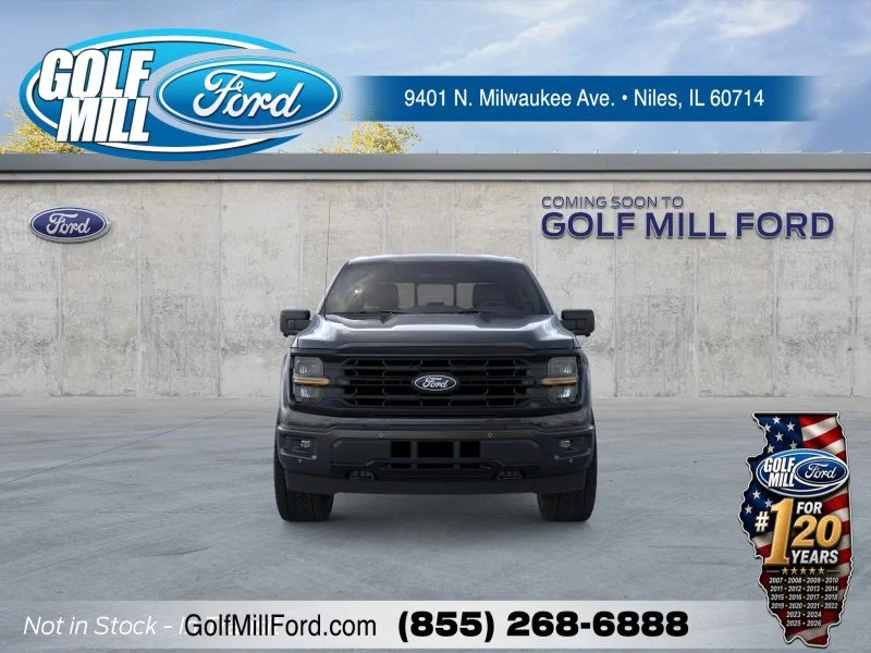 New 2026 Agate Black Metallic Ford XLT image 5