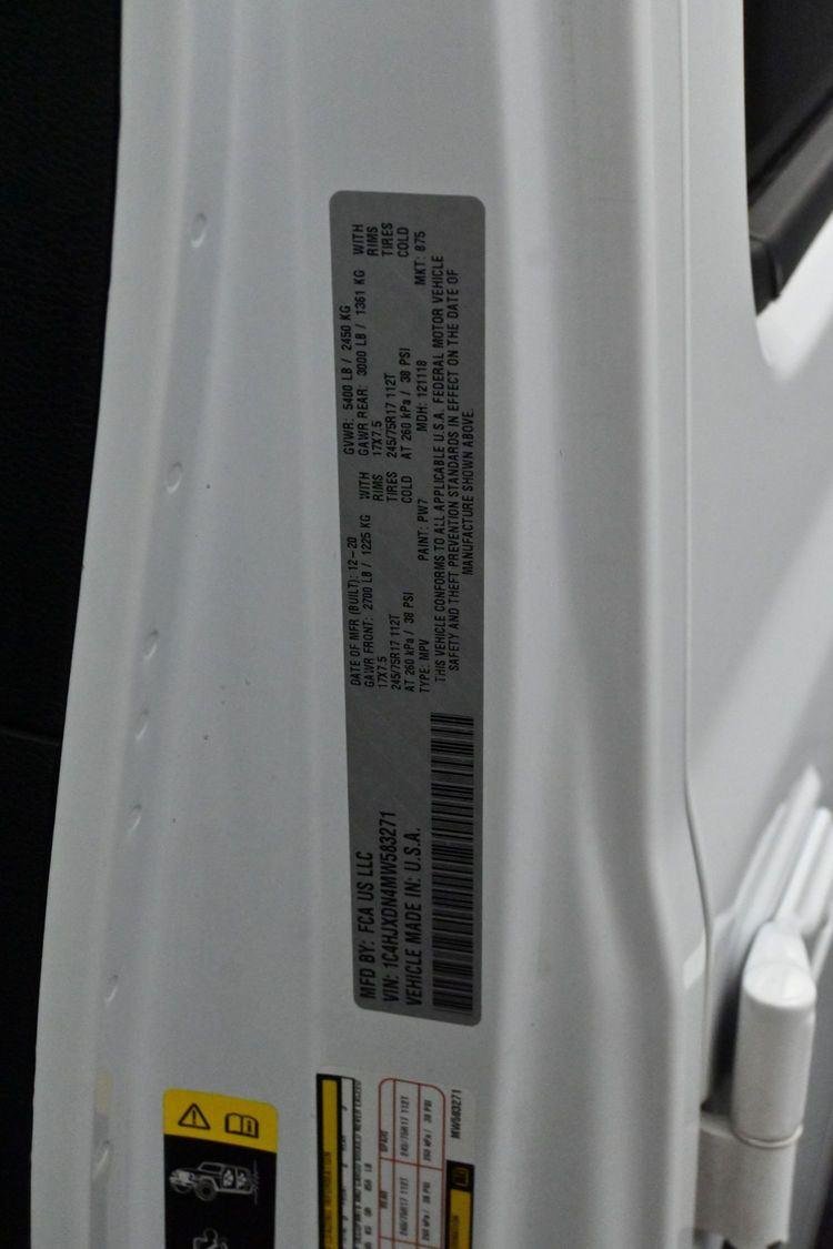 Used 2021 Bright White Clearcoat Jeep Unlimited Islander image 35