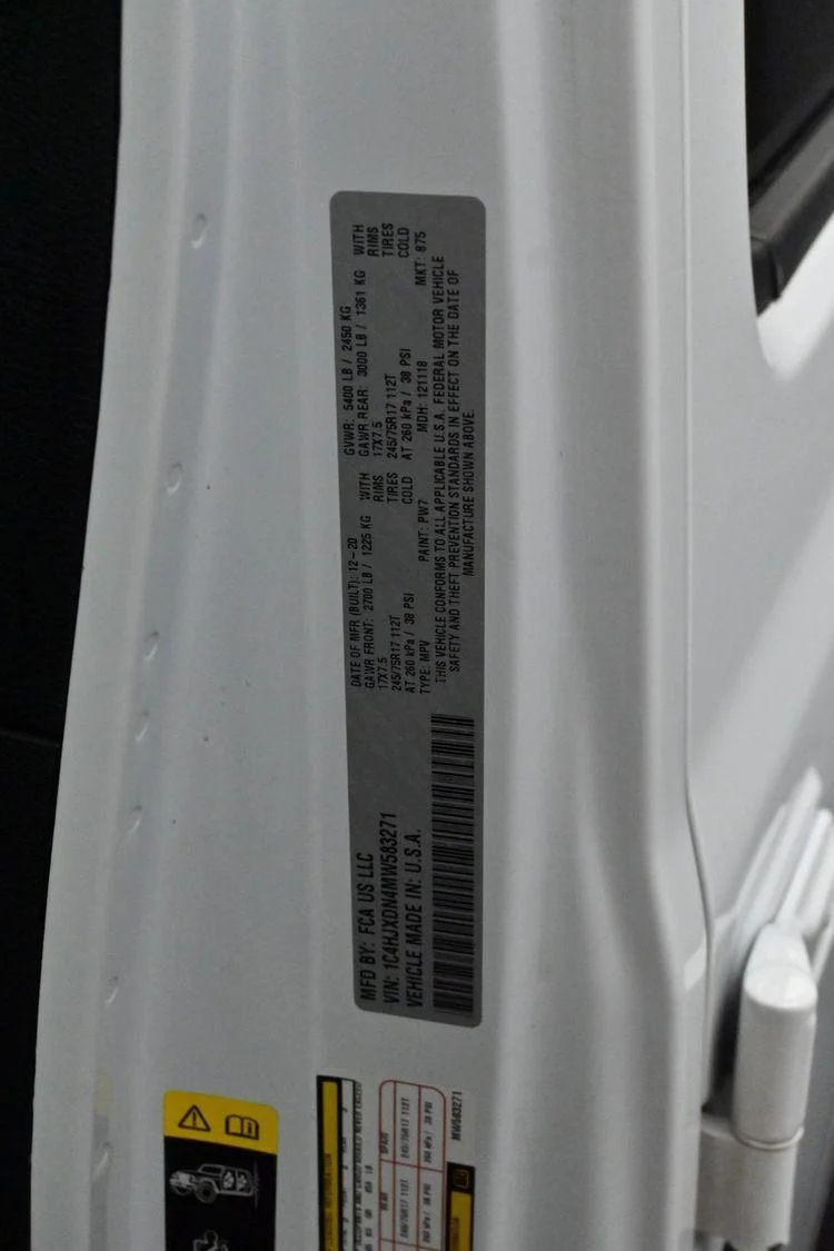 Used 2021 Bright White Clearcoat Jeep Unlimited Islander image 35